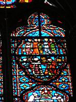 Paris, Sainte Chapelle (haute), Vitrail (01)